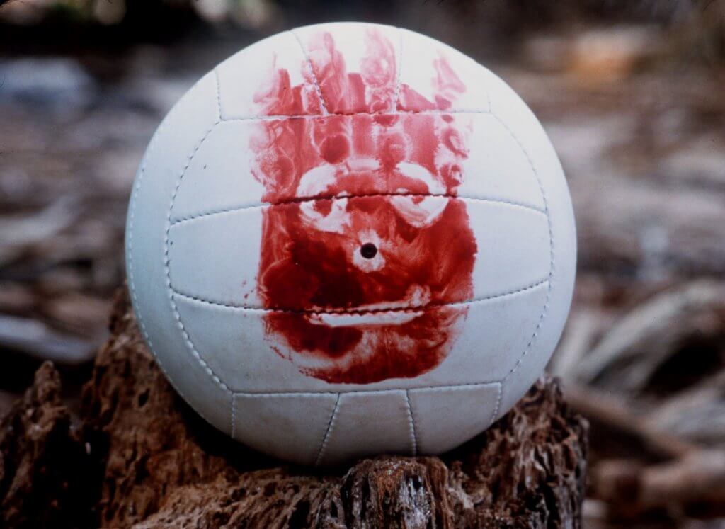 FILE--This is an undated photo of 'Wilson' the vollyeball that kept Tom Hanks' character company on an island. An Internet shopper landed one of Hank's his co-stars from the movie 'Cast Away.' The volleyball went for $18,400 this week in an online auction of movie props, said Liz Casparis, director of Internet marketing for 20th Century Fox. The volleyball is one of three 'Wilsons' used in the movie that will be sold online, she said Wednesday. About 15 items from the film have been sold so far, including a pair of ice skates that went for more than $1,000, Casparis said. (AP Photo/20th Century Fox and Dreamworks LLC)